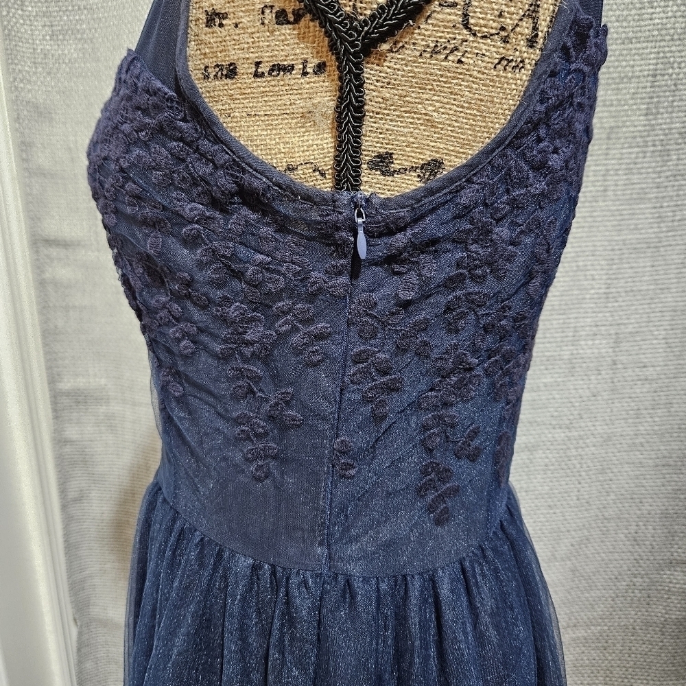 Annabella Navy Blue Semi-Formal/Homecoming/Bridesmaid Dress Size M - Picture 4 of 11